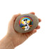 Rainbow Jack Russell Personalised Pebble